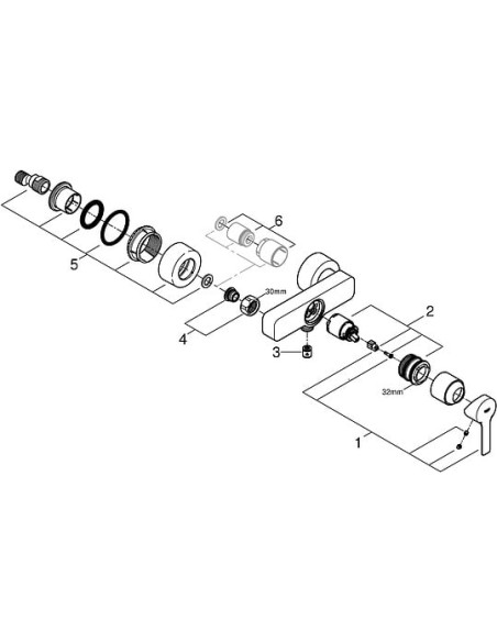Grohe dušas jaucējkrāns Lineare New 33865DC1 - 4