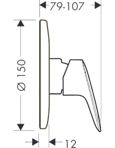 Hansgrohe dušas jaucējkrāns Logis 71606000