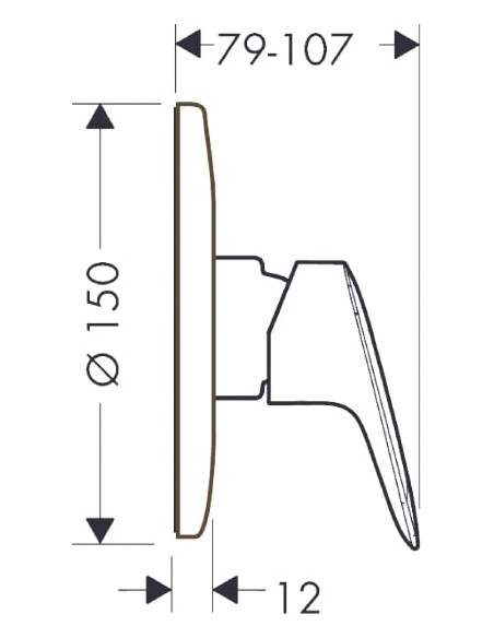 Hansgrohe dušas jaucējkrāns Logis 71606000