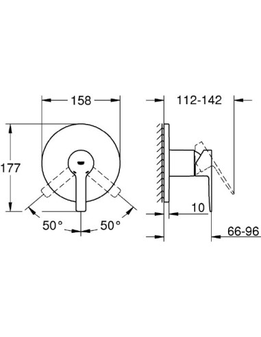 Grohe dušas jaucējkrāns Lineare New 24063001 - 4