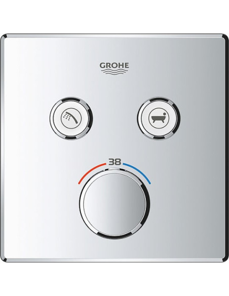 Grohe termostata jaucējkrāns dušai Grohtherm SmartControl 29124000 - 5 Grohe termostata jaucējkrāns dušai Grohtherm SmartControl 29124000 - 5