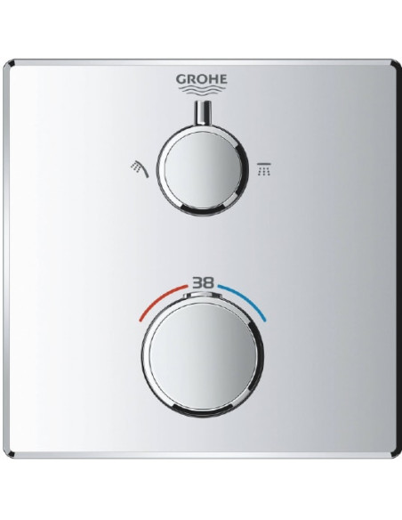 Grohe termostata jaucējkrāns dušai Grohtherm 24079000 - 3 Grohe termostata jaucējkrāns dušai Grohtherm 24079000 - 3