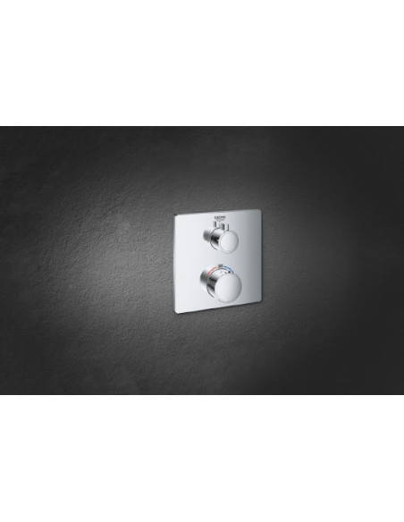 Grohe termostata jaucējkrāns dušai Grohtherm 24079000 - 5 Grohe termostata jaucējkrāns dušai Grohtherm 24079000 - 5