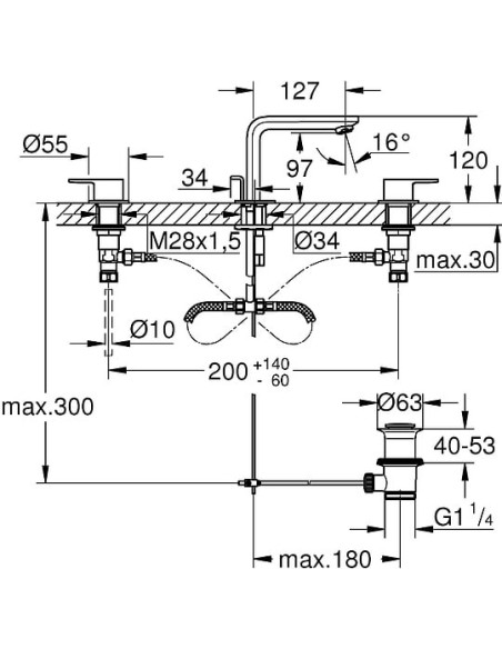 Grohe izlietnes jaucējkrāns Lineare New 20304001 - 3 Grohe izlietnes jaucējkrāns Lineare New 20304001 - 3
