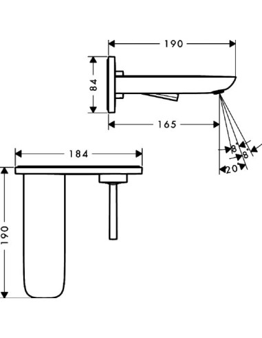 Hansgrohe izlietnes jaucējkrāns PuraVida 15084000