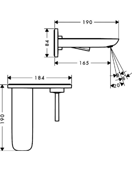 Hansgrohe izlietnes jaucējkrāns PuraVida 15084000