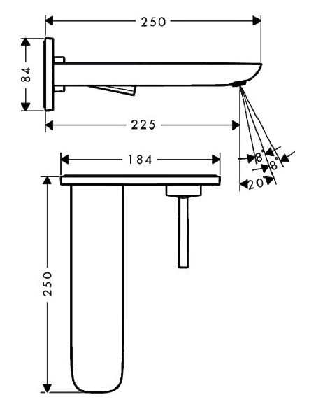 Hansgrohe izlietnes jaucējkrāns PuraVida 15085000