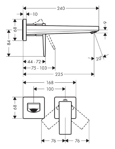 Hansgrohe izlietnes jaucējkrāns Metropol 32526140
