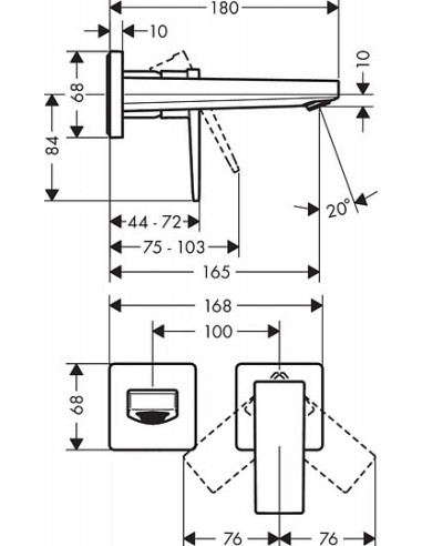 Hansgrohe izlietnes jaucējkrāns Metropol 32525000