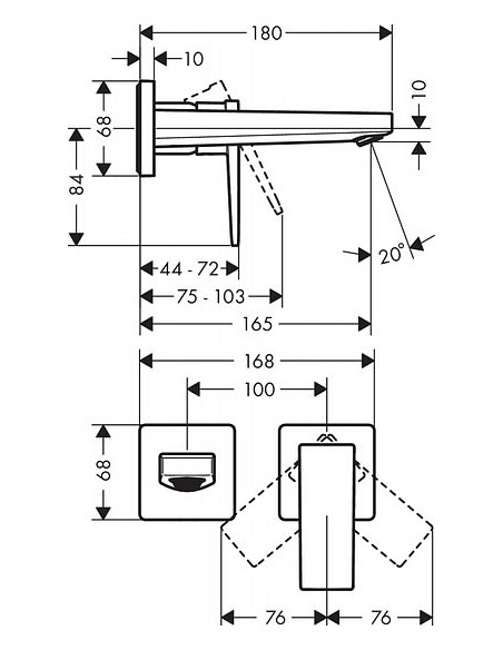 Hansgrohe izlietnes jaucējkrāns Metropol 32525000