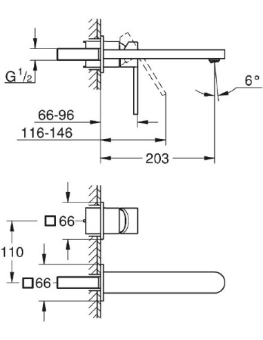 Grohe izlietnes jaucējkrāns Plus 29306003 - 5