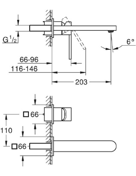 Grohe izlietnes jaucējkrāns Plus 29306003 - 5 Grohe izlietnes jaucējkrāns Plus 29306003 - 5