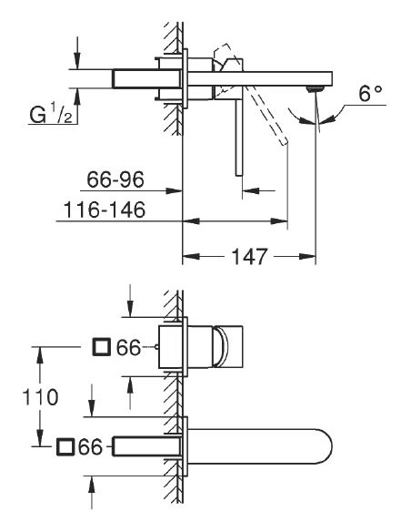 Grohe izlietnes jaucējkrāns Plus 29303003 - 5 Grohe izlietnes jaucējkrāns Plus 29303003 - 5