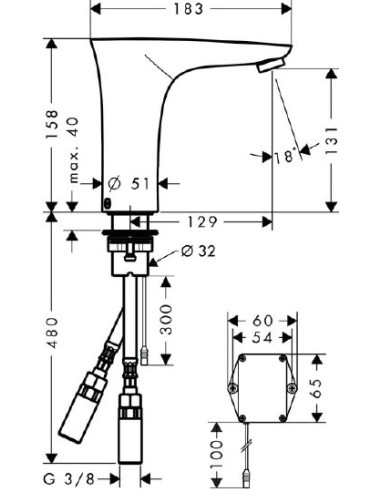 Hansgrohe izlietnes jaucējkrāns PuraVida 15170000