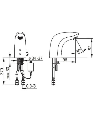 Oras izlietnes jaucējkrāns Electra 6150F