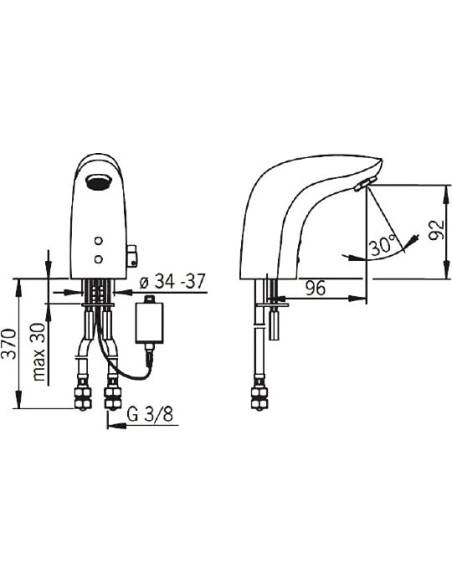 Oras izlietnes jaucējkrāns Electra 6150F