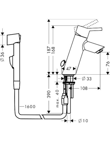 Hansgrohe izlietnes jaucējkrāns Talis S2 32140000