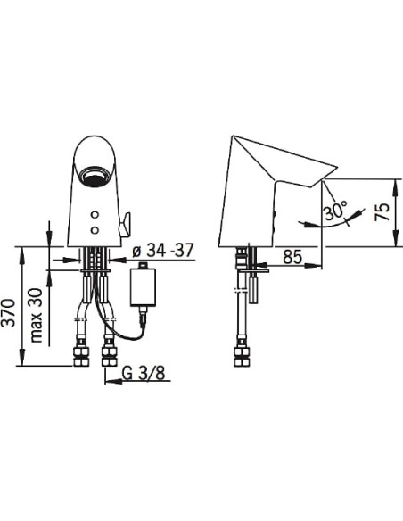 Oras izlietnes jaucējkrāns Optima 1714F
