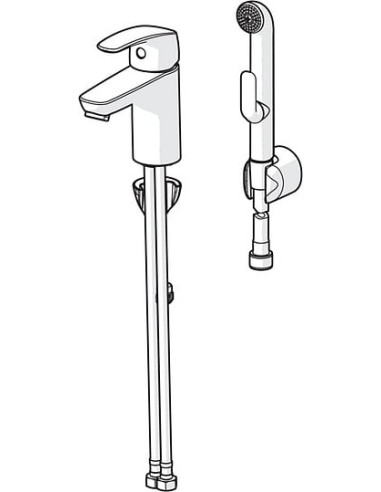 Oras izlietnes jaucējkrāns Safira 1012F