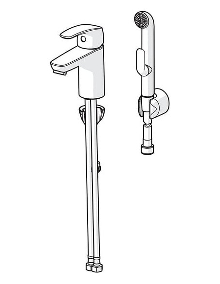 Oras izlietnes jaucējkrāns Safira 1012F