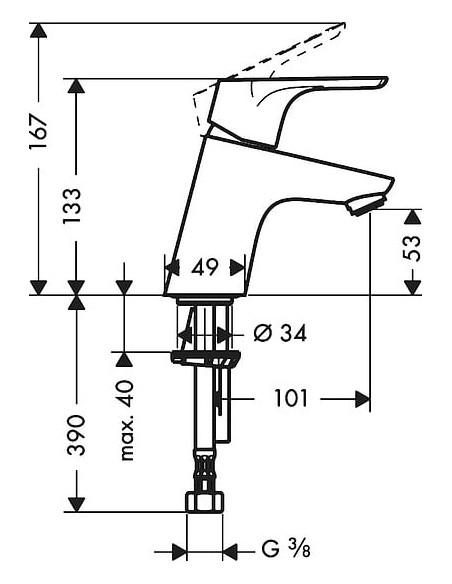 Hansgrohe krāns Focus 31130000