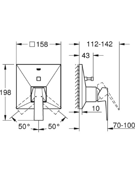 Grohe jaucējkrāns vannai ar dušu Allure Brilliant 24072000 - 3