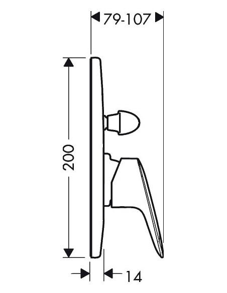 Hansgrohe jaucējkrāns vannai ar dušu Logis 71406000