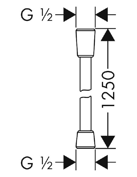 Hansgrohe jaucējkrāns vannai ar dušu Metropol 32532990