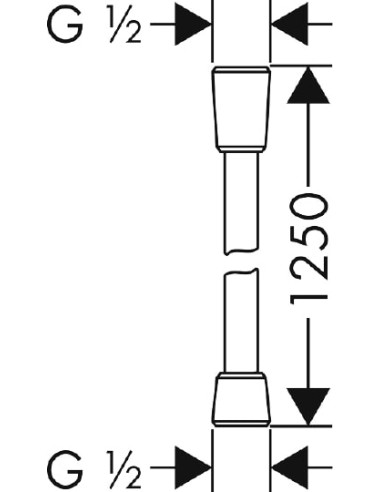 Hansgrohe jaucējkrāns vannai ar dušu Metropol...