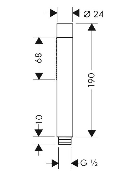 Hansgrohe jaucējkrāns vannai ar dušu Metropol 32532700