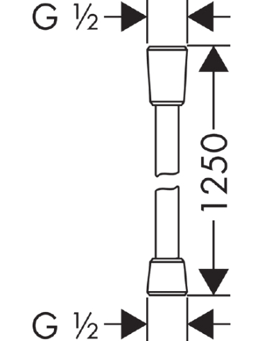Hansgrohe jaucējkrāns vannai ar dušu Metropol...