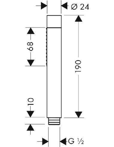 Hansgrohe jaucējkrāns vannai ar dušu Metropol...