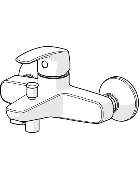 Oras jaucējkrāns vannai ar dušu Safira 1040U