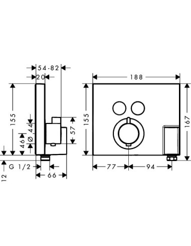 Hansgrohe termostata jaucējkrāns vannai ar dušu...