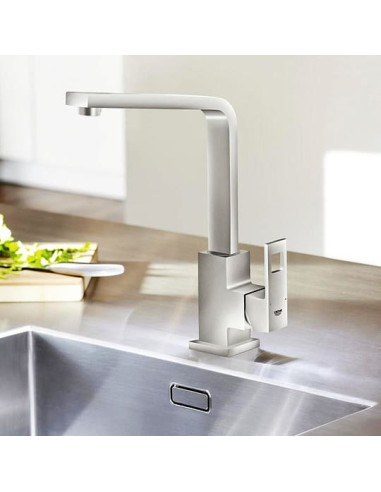 Grohe virtuves jaucējkrāns Eurocube 31255DC0, supersteel stainless steel - 3