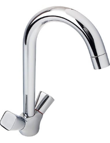 Logis 2-rokturu virtuves maisītājs, hroms