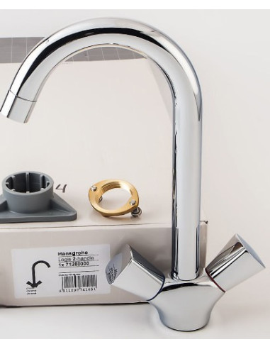 Logis 2-rokturu virtuves maisītājs, hroms