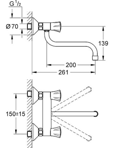 Grohe virtuves jaucējkrāns Costa 31187001 - 3