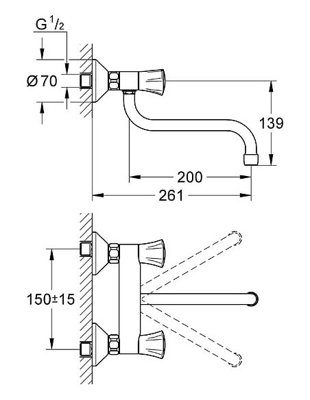Grohe virtuves jaucējkrāns Costa 31187001 - 3