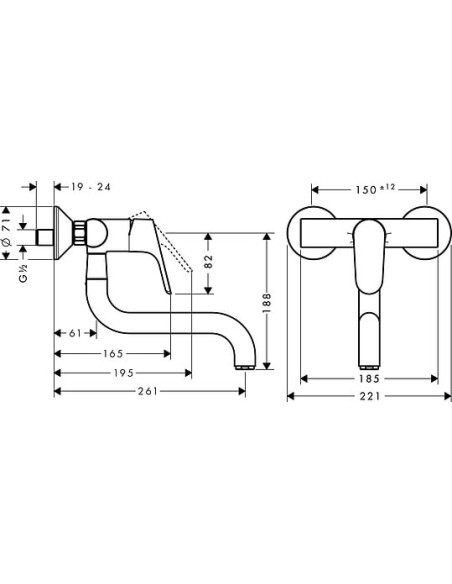 Hansgrohe virtuves jaucējkrāns Focus 31825000