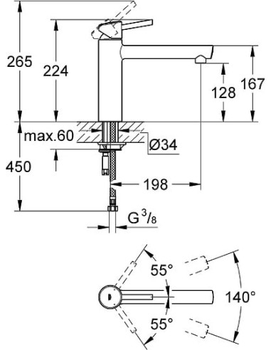 Grohe virtuves jaucējkrāns Concetto 31128001 - 6