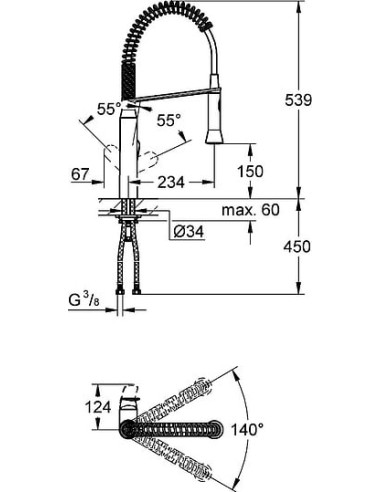 Grohe virtuves jaucējkrāns K7 31379DC0 - 4