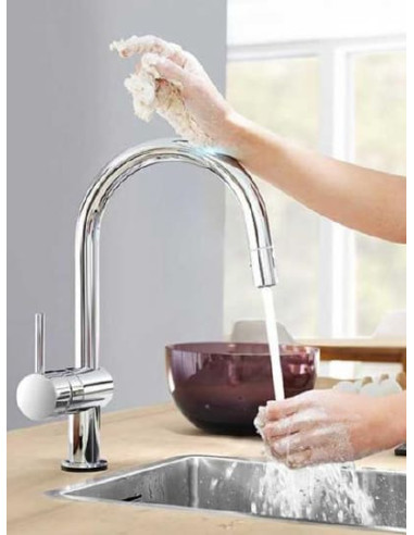 Grohe virtuves jaucējkrāns Minta Touch 31358002 - 5