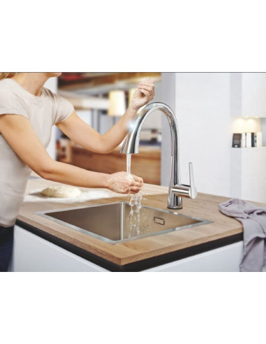 Grohe virtuves jaucējkrāns Zedra Touch 30219002 - 6