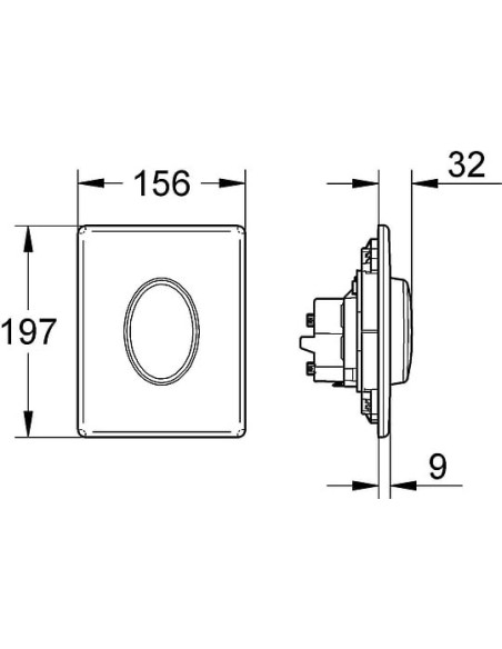 Grohe poda skalošanas poga Skate Air 38564SH0 - 4 Grohe poda skalošanas poga Skate Air 38564SH0 - 4