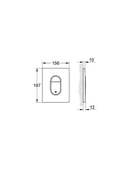 Grohe poda skalošanas poga Arena Cosmopolitan 38844P00 - 13 Grohe poda skalošanas poga Arena Cosmopolitan 38844P00 - 13
