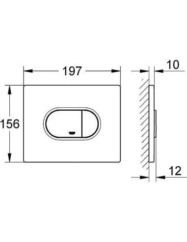 Grohe poda skalošanas poga Arena Cosmopolitan 38858SH0 - 4