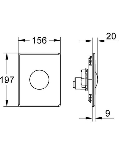 Grohe poda skalošanas poga Skate 38672SD0 - 11