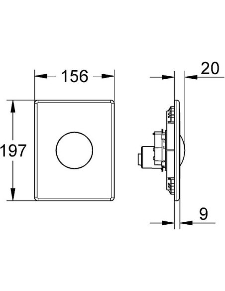 Grohe poda skalošanas poga Skate 38672SD0 - 11