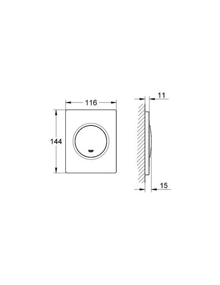 Grohe poda skalošanas poga Nova cosmopolitan 38804P00 - 4